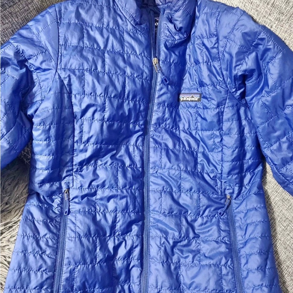 Patagonia Blue Quilted Lightweight Puffer Jacket
